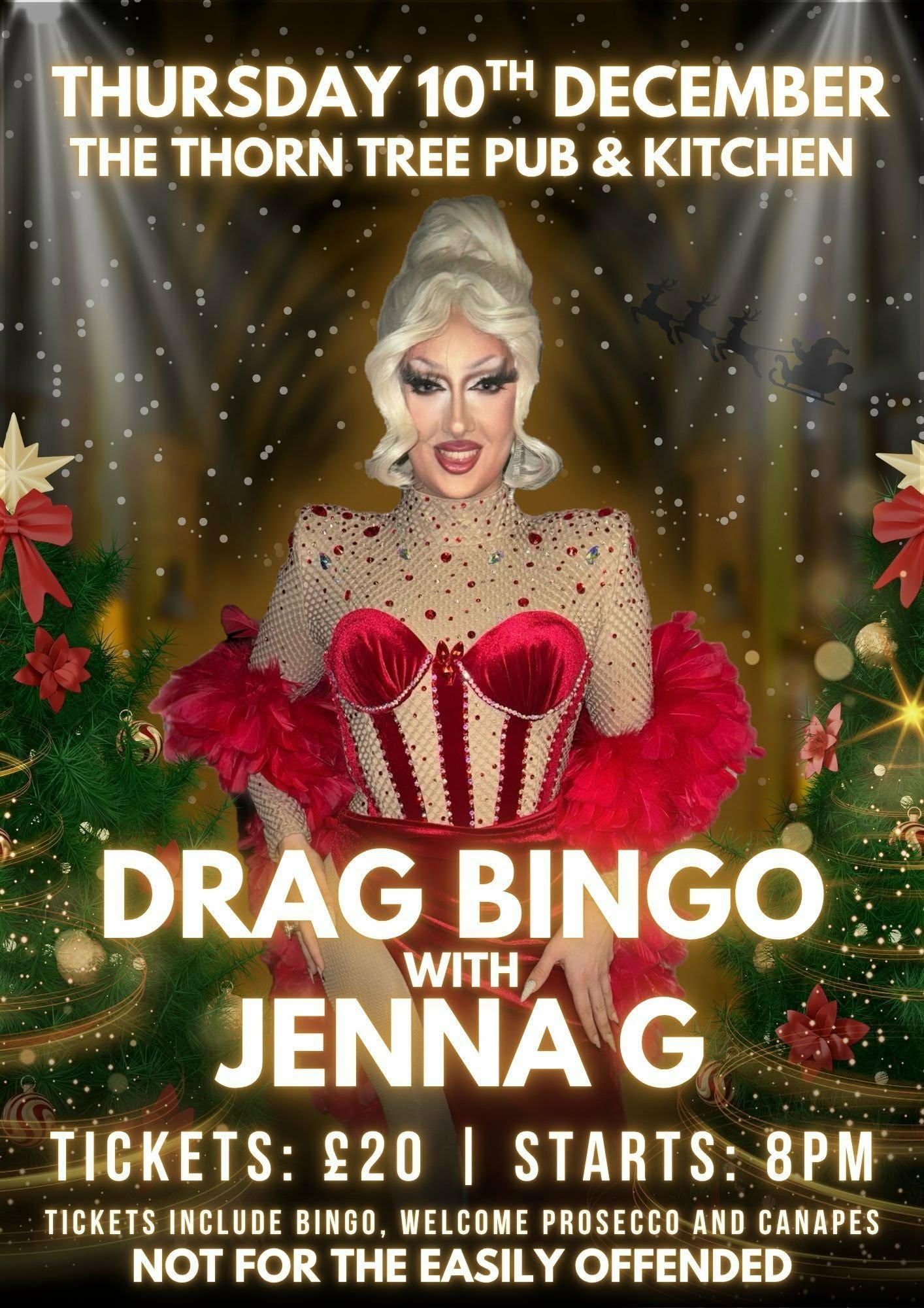 Festive Drag Bingo - Jenna G